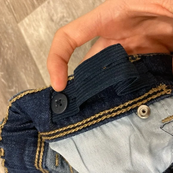 Jordache Classic Blue Bootcut Jeans with Subtle Fading Adjustable Waist Size 18 - Picture 9 of 14